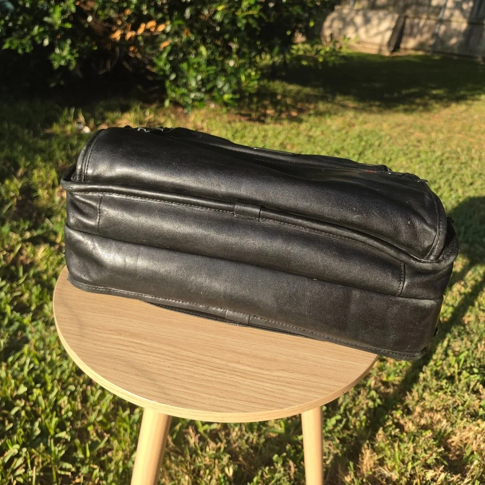 Tumi alpha leather